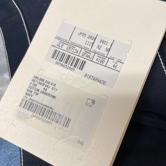 Alexander McQueen Midnight blue Bustier size 10 - Picture 5 of 7